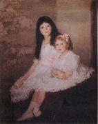 Lydia Emmett Miss Ginny and Polly oil painting reproduction